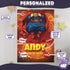 Personalized Baby Blanket – Baby Sorcerer Supreme with Custom Name & Birthdate (Doctor Style)